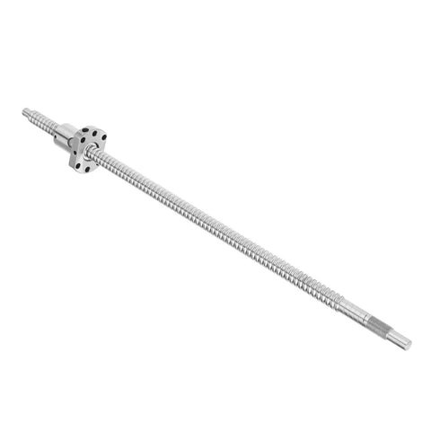 SFU1204 400mm Rolled Ballscrew Ballnut With Low Backlash For Smooth Precise Linear Actuation Without End Supports Ideal For DIY CNC Rigs 3D Printing And Automated Motion Projects, 12mm steel screw