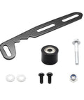 Rock The Ride With This Sweet Bike Chain Tensioner Kit That Slams Perfect Shifts On Mini Bikes With High Strength Build and Smooth Roller Adjustments, black metal kit with roller, bolts, washers, and bolt