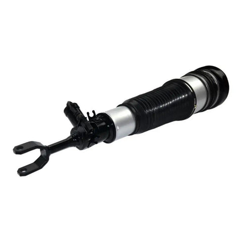 Air Suspension Front Shock Repair Kit For A6 C6 2004 To 2011 And A8 Models Replacement Fittings shown in black and silver