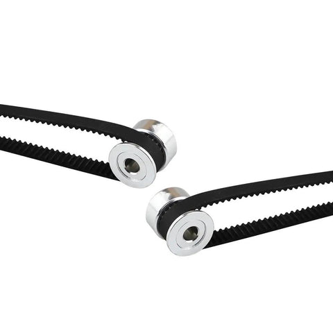 Upgrade Your Printer With GT2 Timing Pulley 20 Teeth 5mm Bore And 6mm Belt Kit Plus Idler Wheels Tensioners For Smooth Printing Action black GT2 belt with metal idler wheels