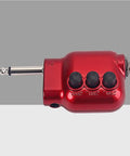 Red Acoustic Guitar Preamp With Bass Treble EQ And Volume Control 6.35Mm Plug Compact Lightweight Preamplifier