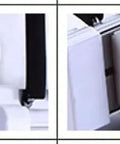 Close-up of Expandable Steel Pants Rack designed to keep your duds neatly organized, showing structural components and fittings.