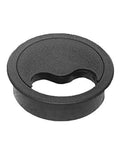 Heavy Duty Floor Grommet With Cover 4 Inch Black ABS Plastic Cable Management Swivel Lid