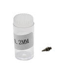 Replacement nozzle and 0.2mm bottle for Straight Shooting Dual Action Airbrush Spray Gun with efficient precision use.