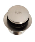 Top Shelf 14 By One And A Half Inch White Tubular Bathtub Waste Overflow Kit with Easy Foot Tap Tip Toe Drain Stopper polished finish