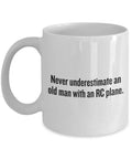 RC Planes Coffee Mug Gift For RC Aircraft Enthusiasts And Plane Pilots Real Talk Radio Controlled Hobby Mug That Keeps Coffee Hot