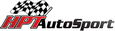 HPT AutoSport logo with checkered racing flag design