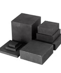 Solid Graphite Square Block 15x100x100mm 8 To 50mm Thick Heavy Duty Electrode Plate Blank For Casting Electrolysis And Sintering