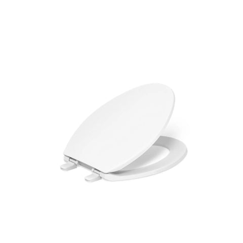 Revamp Your Bathroom With This Top Tier Quiet Close Elongated Toilet Seat In Crisp White Featuring Sturdy Mounting Bolts And Quick Attach Hardware That Gets You Set Real Quick For Everyday Comfort