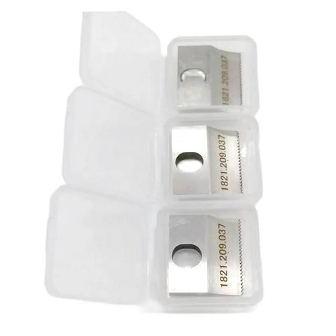Heavy Duty Cutter Blade 1821.209.037 For Signode BXT3-13 And BXT3-16 Battery Strapping Tools And Machines Replacement Part With Easy Swap High Precision Durable Performance, cutter blade in plastic case