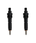 4 Fuel Injectors Set For Skid Steer 1840 1845C 580 Super Pro Grade Direct Fit Replacement Part 3919331 For Heavy Construction Equipment Diesel Engine Performance, two black metal fuel injectors