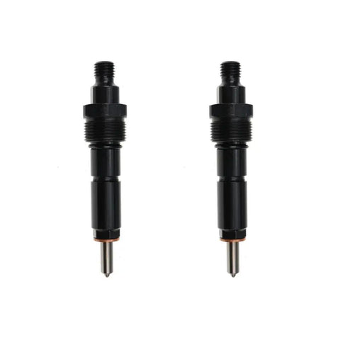 4 Fuel Injectors Set For Skid Steer 1840 1845C 580 Super Pro Grade Direct Fit Replacement Part 3919331 For Heavy Construction Equipment Diesel Engine Performance, two black metal fuel injectors