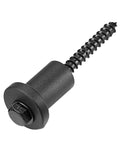 Barn Door Track Hardware Kit With Carbon Steel Pulleys And Spacers, DIY Friendly Install, Stoppers Included, bolt close-up