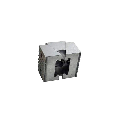 High-Precision CNC Vise And Fixture For Tooth Surface Machining Center Expands With Clamping Block multi-station design part, metallic build.