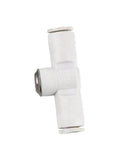 Fast Acting Quick Exhaust Valve With Built In Muffler For Air Lines Fits 240F And 340F Models durable white valve close-up