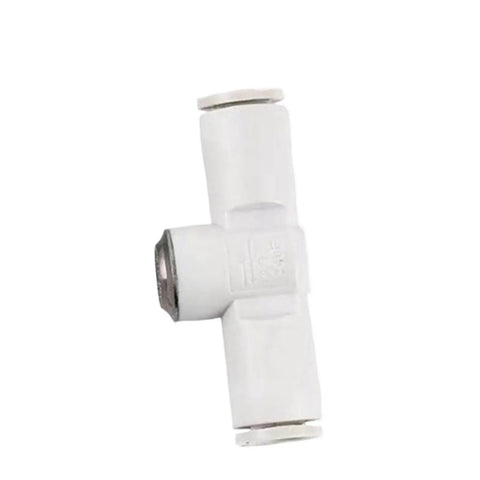 Fast Acting Quick Exhaust Valve With Built In Muffler For Air Lines Fits 240F And 340F Models durable white valve close-up