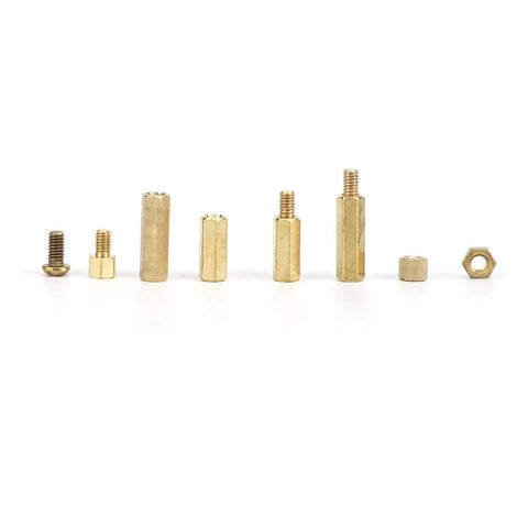 Brass Standoff Spacer Kit 180-Piece Dope Set With Male And Female Hex Pillar Nuts And Screws 10 Sizes From 5mm To 20mm Includes Plastic Storage Box The Go-To Gear For Electronics 3D Printing And PC Building brass standoff spacers