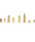 Brass Standoff Spacer Kit For Electronics And 3D Printers And PC Builds DIY Ready 180 Piece Hex Pillar Nut Screws Kit With Male To Female And Female To Female Adapters Includes Screws Nuts And Durable Plastic Storage Box, brass spacers and screws