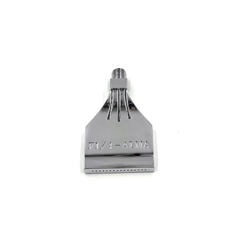 Air Blow Flat Nozzle For Aluminum Alloy Pneumatic Tools, Low Noise Purge Jet, F1-4 Quick Connect top view
