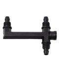 Durable Hose Y Tee Connector For Agricultural Drones T30 Replacement Part, black plastic, pro grade UAV accessory.