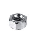 Single metal nut from the 600Pcs Flat Head Screws With Nuts Assortment Kit For Watches And Electronics Includes 12 Sizes M1 M1.2 M1.4 M1.6 Carry Case Handy Fasteners For Home Appliances Glasses And DIY Repairs