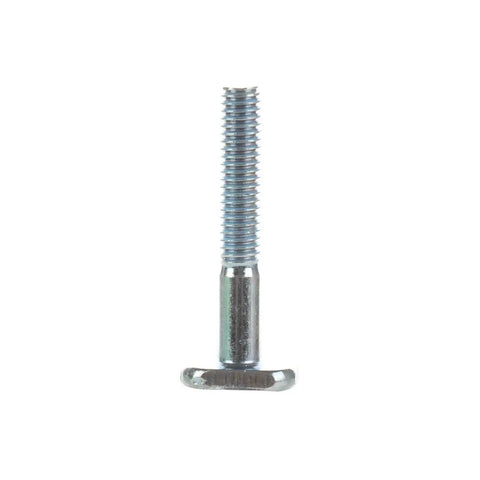 Close-up of single Dope M6x40mm T Nut Sliding Screw for Miter T Track Systems, part of 10 Piece Set, ideal for woodworking jigs.