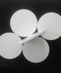 144 Pcs Round Coaster Blanks 4.25 Inch Ceramic Tiles With Cork Backing, Sublimation Blanks For DIY Painting
