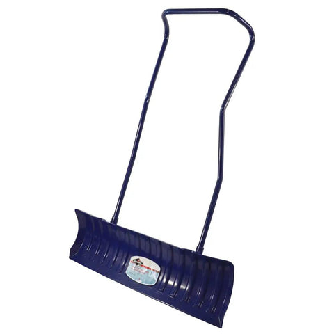 36 Inch Extra Large Ergonomic Snow Pusher With Steel Handle For Easy Driveway Clearance And Ice Rinks No Fuss Lightweight Yet Durable