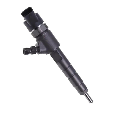 Beefed-Up Common Rail Diesel Fuel Injector For Yanmar 3TNV88C And 4TNV88C With Precise Fuel Metering For Consistent Engine Performance In Tough Construction Equipment Part No 0445110463, black metal injector