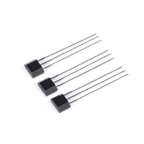 Top Grade MT8891A Linear Hall Effect Sensor Chips TO92 Package for accurate magnetic position tracking, pack of three.