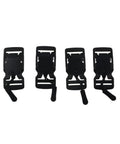 4 Pack 25mm Plastic Magnetic Buckle Quick Release Fasteners For Backpacks And Luggage Easy Install Replacement Buckles Durable Strap Clips