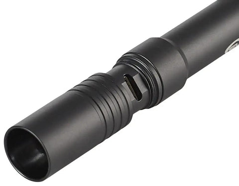 Ultra Slim USB Rechargeable Pen Light With 350 Lumen White LED For Inspectors, Law Enforcement, Med Pros, And Techs close-up view