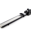 24V Tabletop Belt Conveyor with 504mm Belt for vending machine use, featuring push plate and automatic tensioning system.
