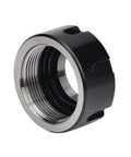 Heavy Duty Engraving Machine ER Collet Nut For High Precision CNC Milling And Tapping Tools in black steel finish.