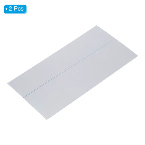 Six Point Five Inch Polarized Film Sheets Two Pack Adhesive Polarizing Filter for Screens Photography