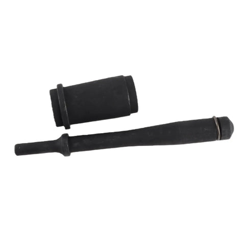 Short Pin Bushing Driver Set For Trucks And Trailers Pneumatic Bushing Removal And Installation Kit rubber tools laying side by side