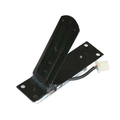 Universal Metal Hall Effect Foot Throttle Pedal For 12V To 72V Electric Scooters Go Karts ATVs UTVs Drift Trikes Golf Carts Quads Mopeds And More 3 Pin Connector Smooth Positive Feedback Acceleration For 4 Wheelers black metal foot pedal throttle with 3-pin connector
