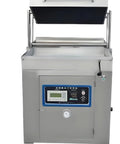 Single Chamber Vacuum Packaging Machine Featuring Dual Heat Bars For An Ultra Tight Airtight Seal That Keeps Stored Meals Fresh As Day And Totally Freezer Burn Proof front view