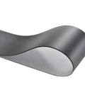 3mm Thick Matte Black PVC Industrial Conveyor Belt For Flat Belt Transmission Systems, close-up showing flexibility and texture.