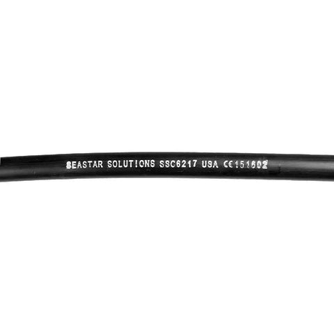 SeaStar Quick Connect Rotary Steering Cable SSC6216 16ft Built For Boats With Stainless Steel Output Ends For Smooth Corrosion Resistant Install Direct Replacement For Single Station Boats Meets NMMA ISO ABYC Standards