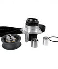 Keep Your Ride Running Sweet With This Top Shelf Timing Belt Kit And Water Pump Set Compatible With Audi A3 A4 TT Models From 2005 Through 2014 Powered By The 2 Point 0 Liter T Turbo Four Engine Replaces OEM Number. timing belt kit with water pump, pulleys and tensioner
