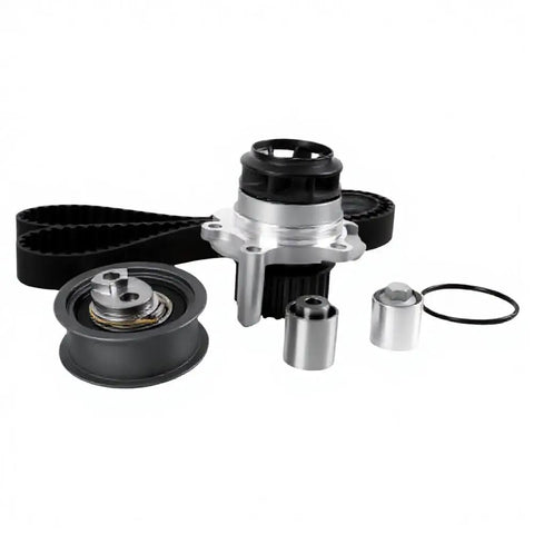 Keep Your Ride Running Sweet With This Top Shelf Timing Belt Kit And Water Pump Set Compatible With Audi A3 A4 TT Models From 2005 Through 2014 Powered By The 2 Point 0 Liter T Turbo Four Engine Replaces OEM Number. timing belt kit with water pump, pulleys and tensioner