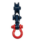 8 Ton Snatch Block With Shackle Crane 6 Inch Sheave For Three Quarter To Seven Eighth Inch Wire Rope Tow Axle Lift Truck