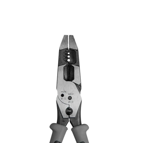 All In One Hybrid Multitool Pliers For Pros, Do It All Wire Stripper Crimper Bolt Shearing, Wire Grabbing, Twisting And Looping Tool, Time Saving Utility, Made In USA, Durable Heavy Duty Construction