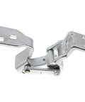 Chrome door hinge for upper right side, part of Door Hinge Set Of 2 Chrome Upper Right And Left Driver And Passenger Side Assemblies.