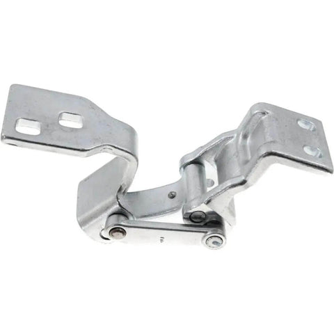 Chrome door hinge for upper right side, part of Door Hinge Set Of 2 Chrome Upper Right And Left Driver And Passenger Side Assemblies.