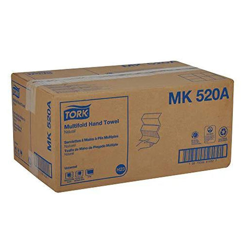 Tork MK520A multfold hand towel box, 16 packs x 250 sheets