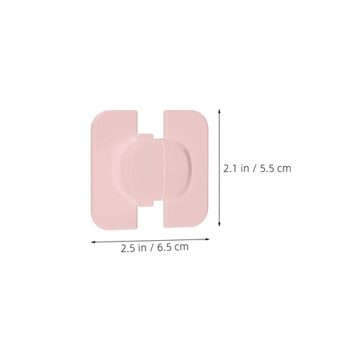 Four Pack Easy Install Refrigerator Door Locks For Childproofing Your Fridge And Freezer Cabinets Safe ABS Plastic Locks With Strong Adhesive