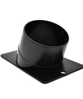Shop Ready 4 Inch Universal Dust Port Adapter For Jointers And Band Saws Pre Drilled Mounting Holes fits standard 4 inch hoses.