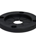 2 Inch Black Rigging Grommet With Flexible Rubber Center And Durable Plastic Outer Ring For Marine Rigging Applications